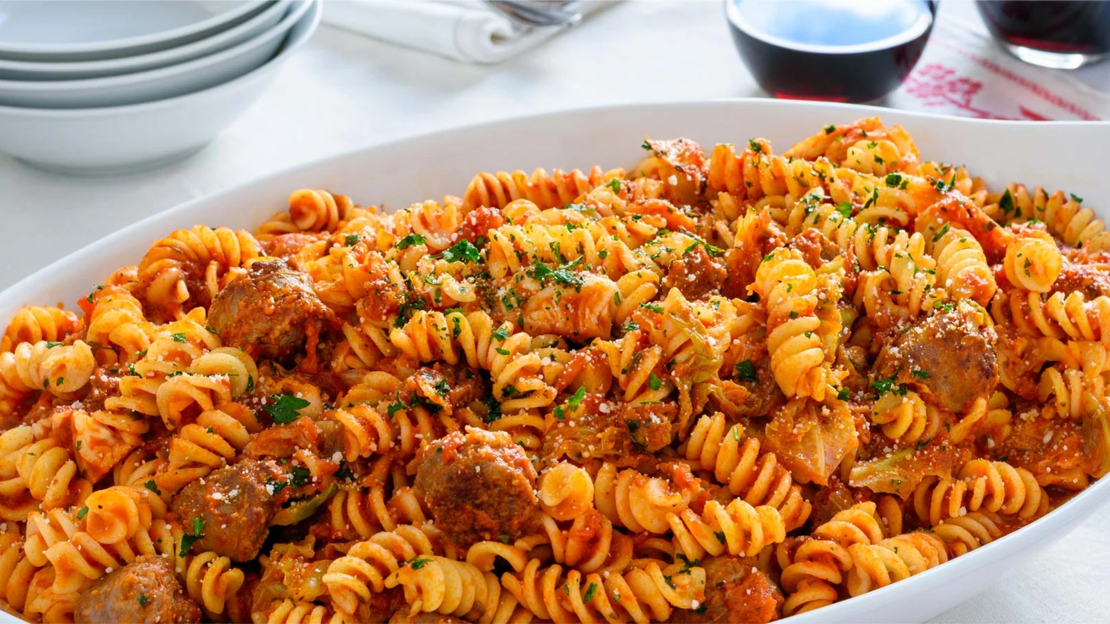 Breakfast Recipe: Creamy Tuscan Sausage Pasta