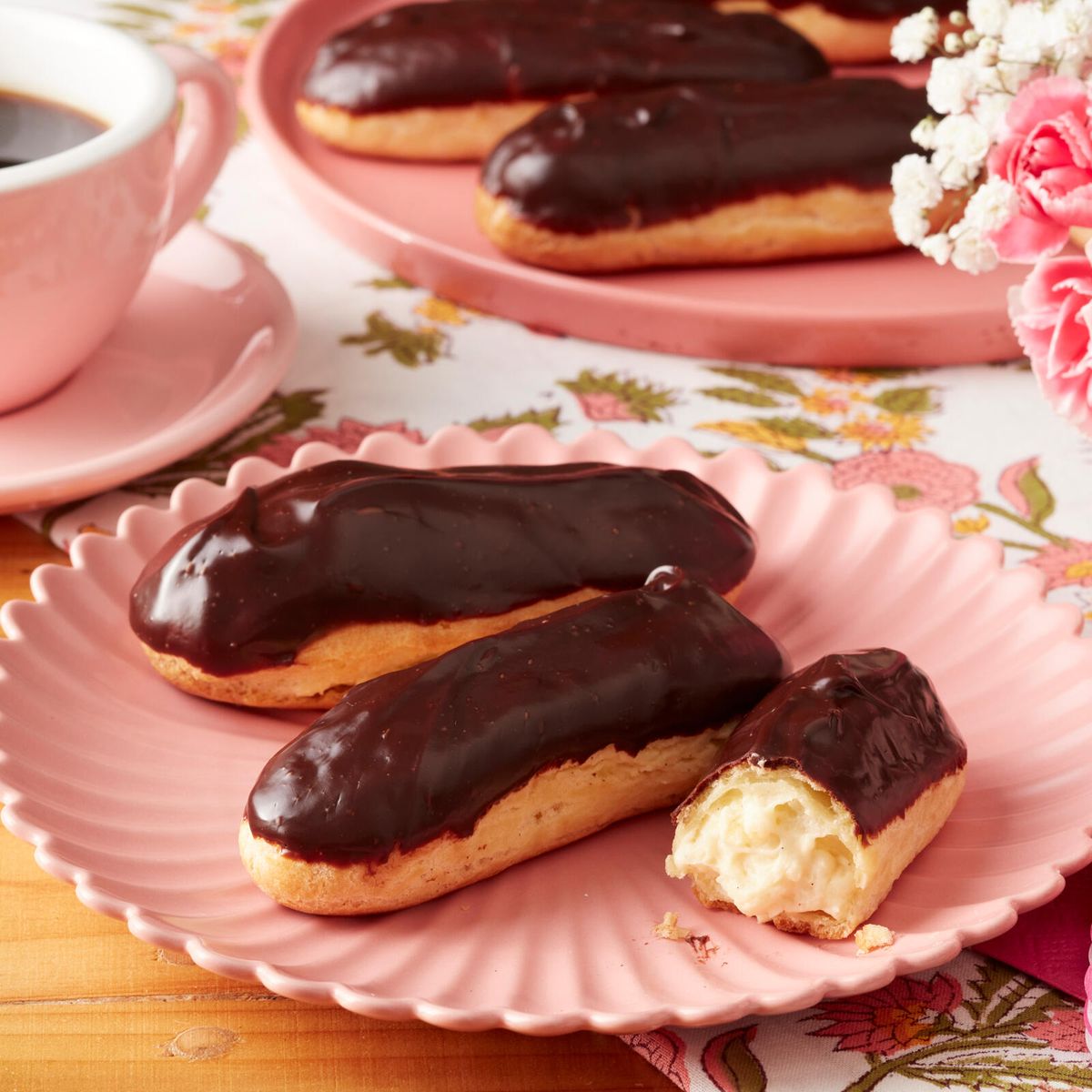 Breakfast in bed Recipe: Chocolate Eclairs